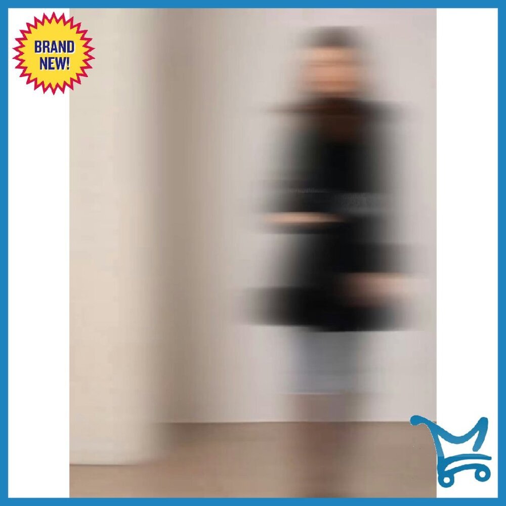 Faux Fur Leather Peplum Parka Coat with Belt, Winter Women's Jacket - Picture 7 of 7